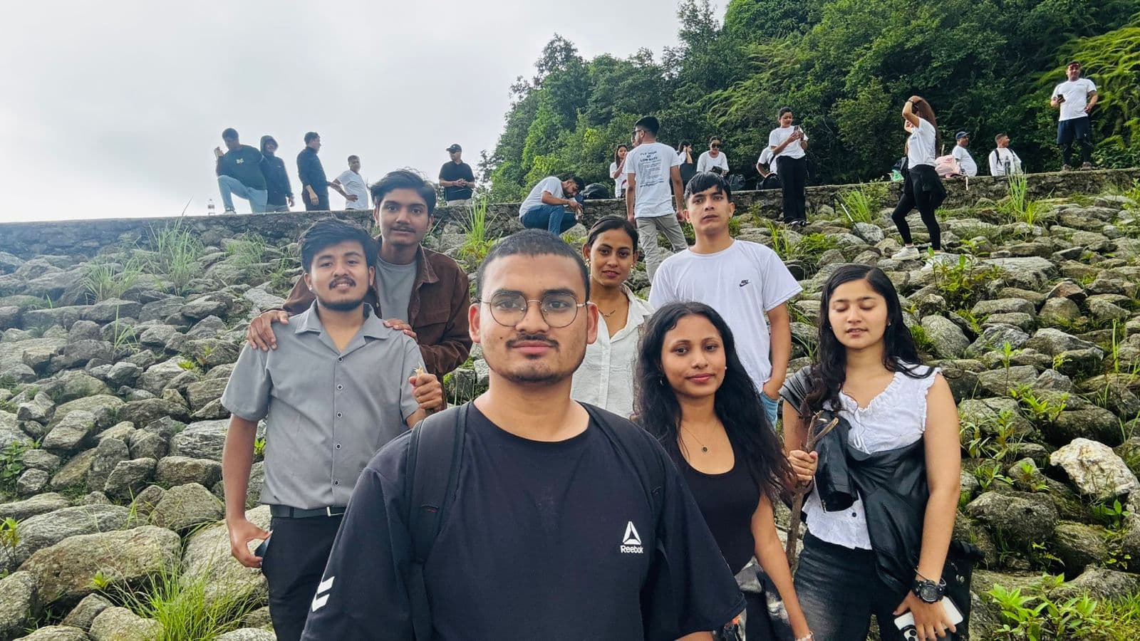 Group Photos at Dhap Dam