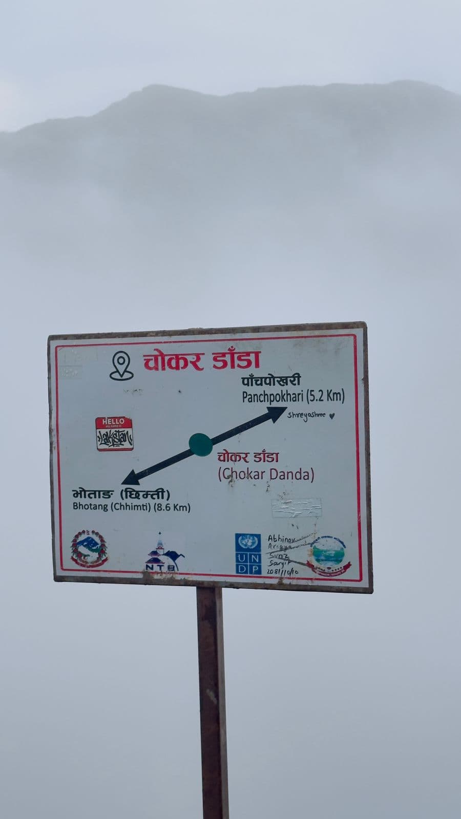 Chokar Danda | Panchpokhari Trek