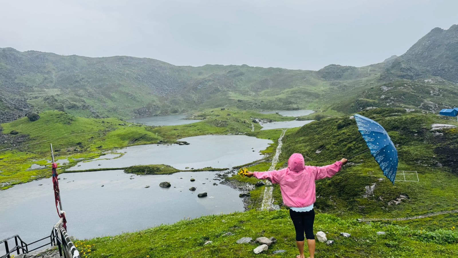 Panchpokhari from view point